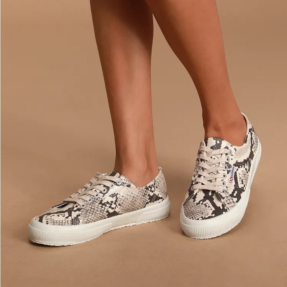 Superga snakeskin sneakers usW7.5 eu38